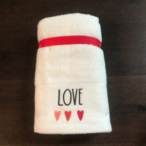 Rae Dunn Valentine's Towel 2-pack